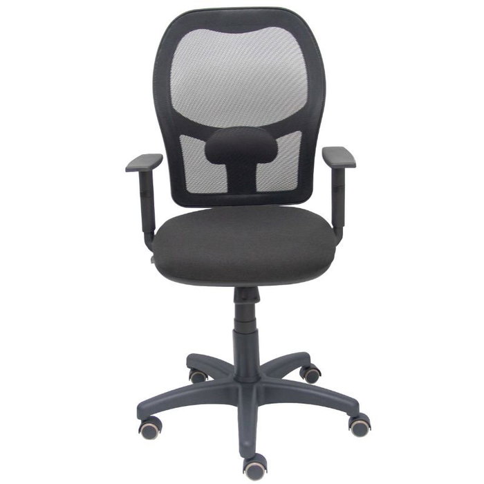 PIQUERAS Y CRESPO Silla Alocén con mecanismo Sincro, brazos 1D y ruedas de parqué, Negro PIQUERAS Y CRESPO Silla Alocén con mecanismo Sincro, brazos 1D y ruedas de parqué, Negro